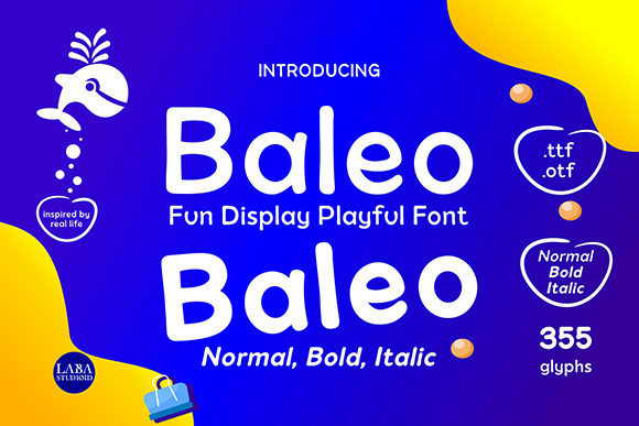 Baleo: A Clean Vintage Sans Serif for Modern Design