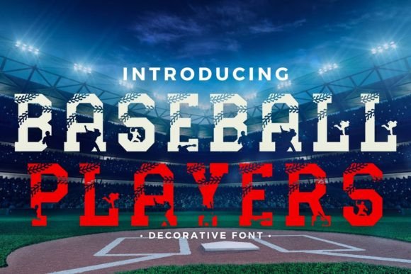 Baseball Players: A Sporty Display Typeface for Dynamic Designs