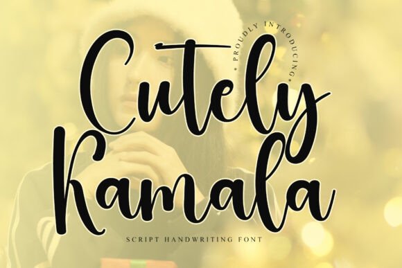 Cutely Kamala: Bold & Vibrant Display Font for Dynamic Designs