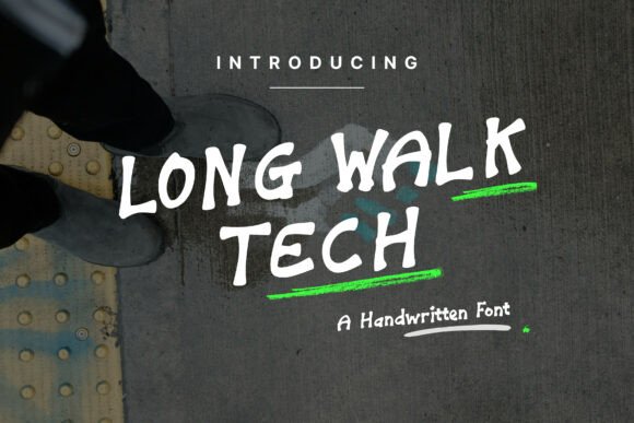 Discover Long Walk Tech: A Font with Urban Energy