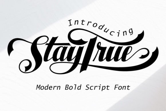 Discover Staytrue: A Modern Handwritten Font for Creative Projects