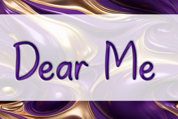 Discover the Dear Me Font: A Creative Typography Gem