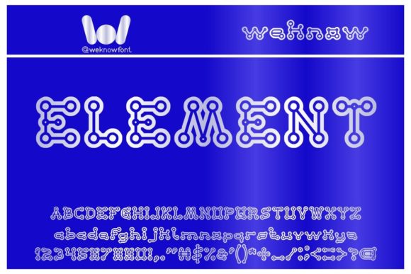 Element: A Modern Typeface for Bold Creativity