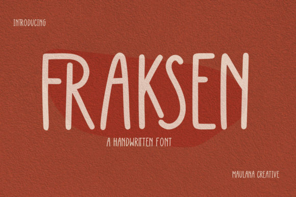 Fraksen: A Natural Handwritten Font for Modern Design