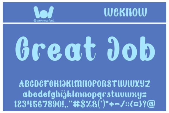 Great Job: A Brushed Handwritten Font for Creative Projects