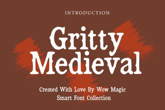 Gritty Medieval: Bold Typography for Fantasy Designs