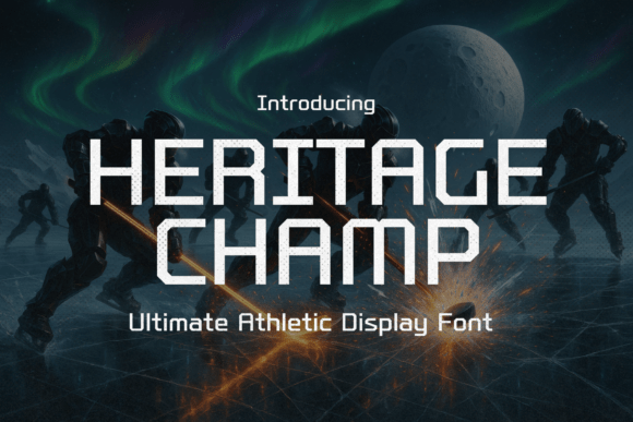 Heritage Champ: The Bold Typeface for Athletic Brands