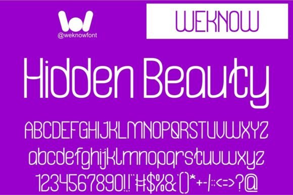 Hidden Beauty: Discover a Font with Timeless Allure