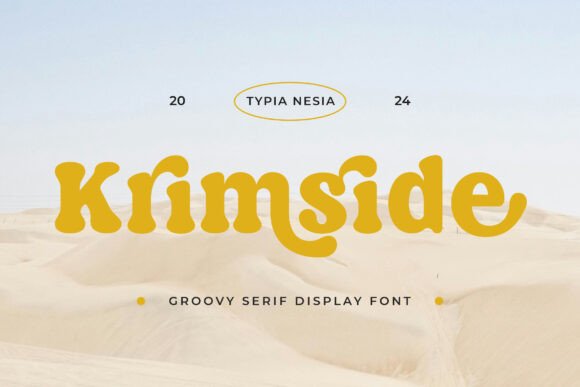 Krimside: A Groovy Serif for Modern Design
