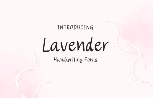 Lavender Font: A Sweet and Friendly Handwritten Typeface