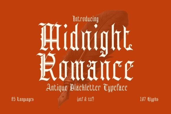 Midnight Romance Copy: Gothic Elegance for Modern Design