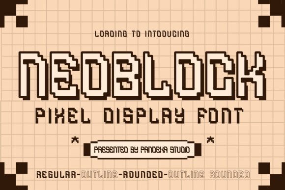 Neoblock: A Pixel-Perfect Font for Retro Design