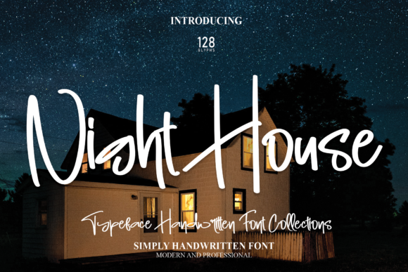 Night House: A Free-Spirited Script Font for Modern Design