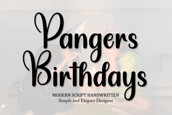 Pangers Birthdays: A Handwritten Script for Creative Projects