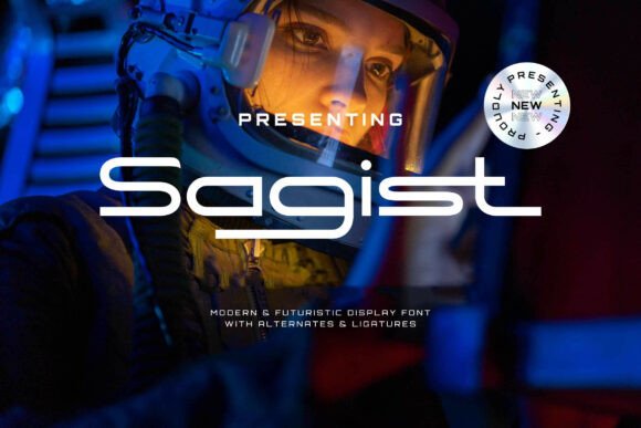 Sagist: The Futuristic Display Typeface for Bold Projects