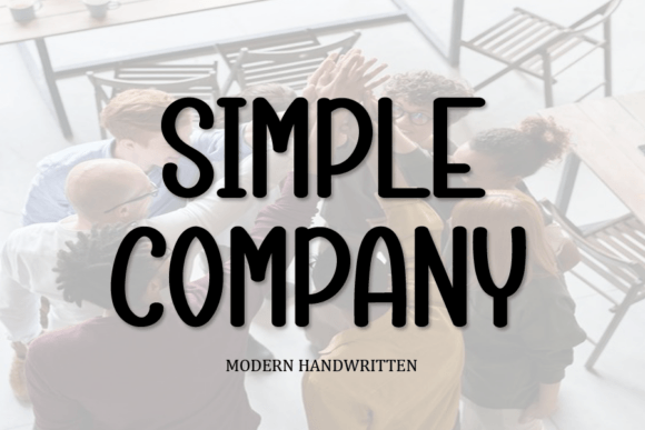 Simple Company: The Handwritten Script for Authentic Design