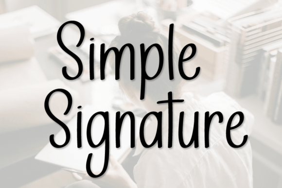 Simple Signature: A Fun, Quirky Display Font for Creative Projects