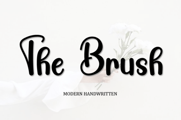 The Brush: A Handwritten Script for Dynamic Design