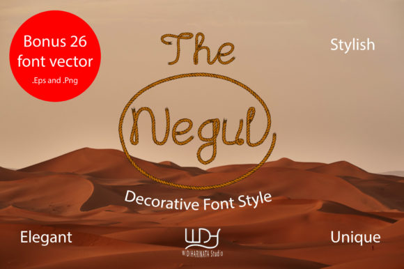 The Negul: A Stylish Font for Outstanding Creative Projects