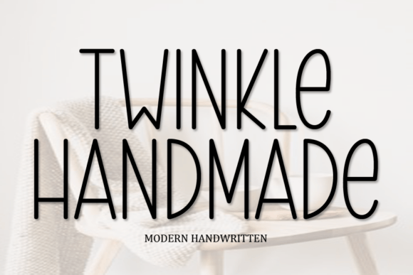 Twinkle Handmade: A Playful Font for Creative Projects
