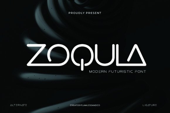 Zoqula: A Futuristic Font for Modern Design